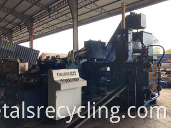 Y83W-250 Horizontal Ferrous Non-Ferrous Waste Metal Briquette Recycling Machine